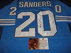 BARRY SANDERS SIGNED LIONS JERSEY SIZE 50 GLOBAL AUTHENTICS COA 