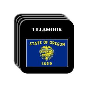 US State Flag   TILLAMOOK, Oregon (OR) Set of 4 Mini Mousepad Coasters