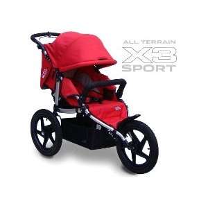  Tike Tech All Terrain X3 Sport ALPINE RED Child Stroller 