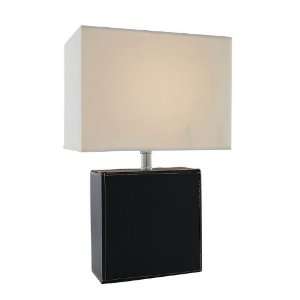   LS 20838BLK/LTR Leandra Contemporary / Modern Black 1 Light Table Lamp