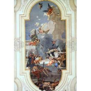  Acrylic Keyring Tiepolo The Institution of the Rosary 