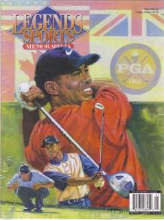   SPORTS MAGAZINE Hobby Edt July 2001 Tiger Woods with cards  