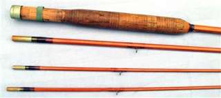   Garrison 212 Bamboo Fishing Fly Rod. Q 86 3. 4 Piece (2 Tips)  