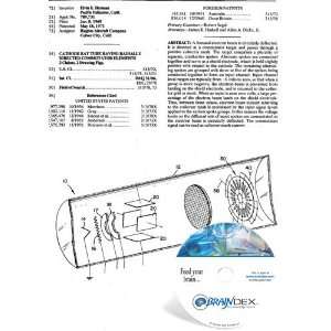 NEW Patent CD for CATHODE RAY TUBE HAVING RADIALLY DIRECTED COMMUTATOR 