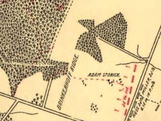 1905 Civil War map Battle of Gettysburg, Penn.  