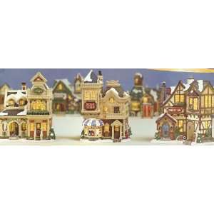 Christmas Village Collection ~ LIBRARY, GOLF SHOP & INN 