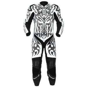  Fieldsheer Tattoo One Piece Leather Suit   2X Large/Black 