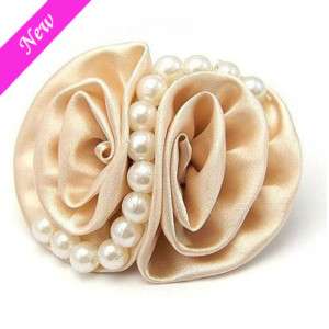 Cute Sweet Rose Beads Style Hair Barrette Clip Hairpin  