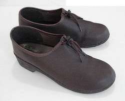 BEAN BROWN LEATHER ALL DAY COMFORT CLOGS 9 M  