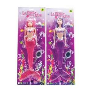  13.5 mermaid doll play set   assorted colors sent at 