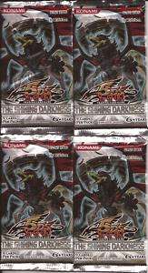 YU GI OH 5Ds [4 Booster Pack Lot] THE SHINING DARKNESS  
