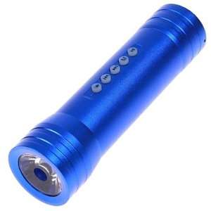    Blue Flashlight And Music Box For Bicycle