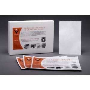  Thermal Printer Cleaning Cards 2x6 (25 Cards) Office 