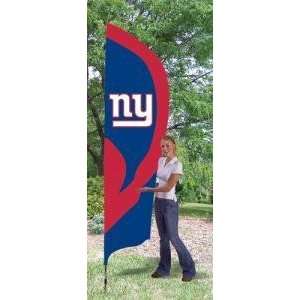 New York Giants Applique Embroidered House Yard Tall Team Flag W/Pole 