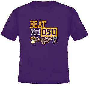 LSU Beat OSU Crack Them Nuts Football T Shirt  