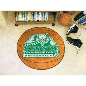  BSS   Binghamton Bearcats NCAA Basketball Round Floor Mat 