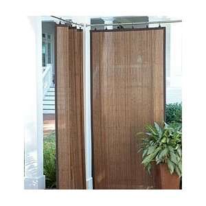  40 x 84 Weather Resistant Dark Brown Outdoor Bamboo 