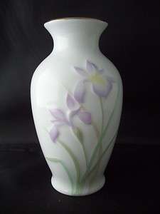 Beautiful Otagiri IRIS SPRAY Flower Vase JAPAN  