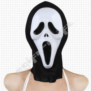Halloween Costume Fancy Dress Scream Mask Ghost Face  