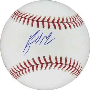  Brandon Moss autographed Baseball