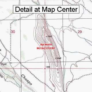  USGS Topographic Quadrangle Map   Ajo North, Arizona 