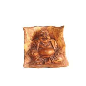  Buddha Sitting in Tree Figurine Carved from Rosewood, 4 