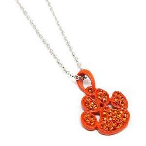   Tiger Paw Print Charm Pendant Necklace Animal Fashion Jewelry Jewelry