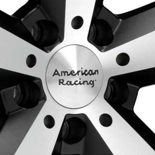 American Racing Villain Machined w/Black Accent