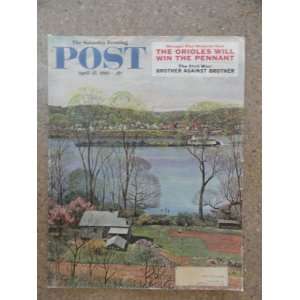 The Saturday Evening Post Magazine April 15,1961 (Cover Only) cover 