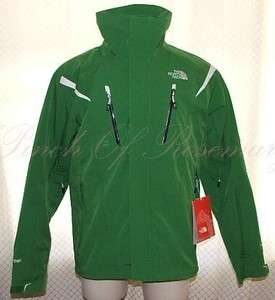 North Face Mens Stavros Hooded Ski Jacket Coat Green M 808390250384 
