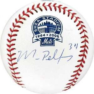  Mike Pelfrey New York Mets Autographed Baseball Shea Stadium 