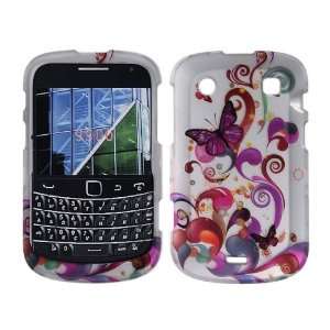  Premium   Blackberry Bold 9900  Transparent Butterflies 