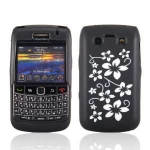 WalkNTalkOnline   Blackberry 9700 Bold Black & White Floral THICK 
