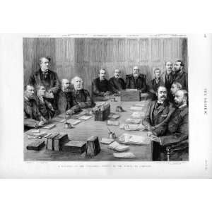  Meeting Colonial Party In House Commons 1894 Print
