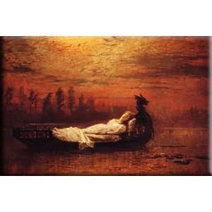  The Lady of Shalott 30x20 Streched Canvas Art by Grimshaw 