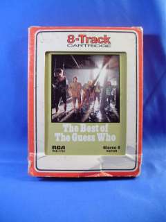 The Guess Who   THE BEST OF THE GUESS WHO   (RCA 1710) VG+ 8 Track 