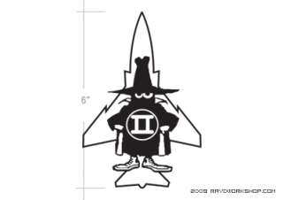The Spook Sticker DieCut Decal F 4 F4 Phantom Ghost  