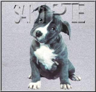 Blue American Pit Bull Terrier Puppy T Shirt KIDS XS L  