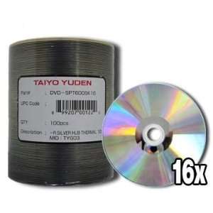   Blank DVDR Media Discs 4.7GB for Everest Printer in 100 Tape Wrap