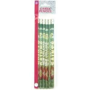  New Orleans Saints Pencil 6 Pack