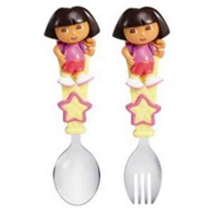  Munchkin Dora the Explorer Toddler Fork and Spoon Baby