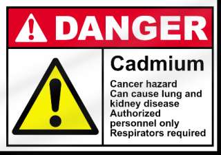 Cadmium Cancer Hazard Can Cause Lung And Kidney Disease Authorized 