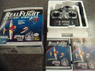 THIS IS A NICE GENTLY USED REAL FLIGHT R/C FLIGHT SIMULATOR G4. THIS 