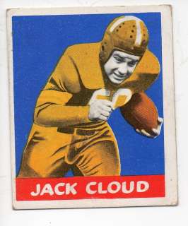 1948 Leaf #66 Jack Cloud GREEN BAY PACKERS White Back  