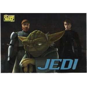  Star Wars The Clone Wars Foil Card Jedi #9 Toys & Games