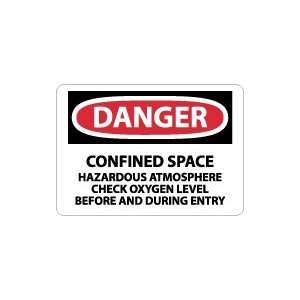   Space Hazardous Atmosphere. . . Safety Sign