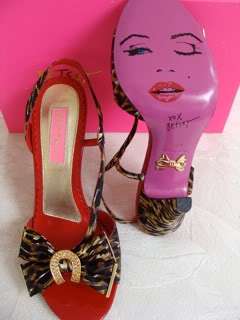 New Betsey Johnson Tallulah Cheetah Red Shoes 8 $190  