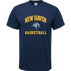 New Haven Chargers Navy Youth Basketball Arch T Shirt