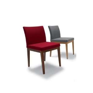  Soho Concept Aria Wood Organic Wool Fabric Chair