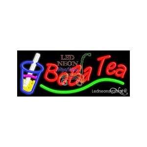  Boba Tea Neon Sign 13 Tall x 32 Wide x 3 Deep 